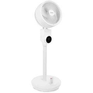 Ventilateur à piédestal luxueux - 88cm - très silencieux - 3 vitesses - blanc Télécommande inclue - Vonroc