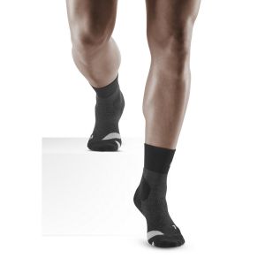 Chaussettes de compression mi-mollets de randonnée en mérinos CEP Compression