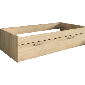 Image de Terre de Nuit Lit gigogne 90x190 en bois blanc - LT9007 - Blanc