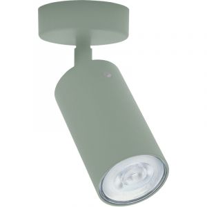 Form s Plafonnier, 1X GU10, max 33W, m&eacute;tal, iceberg green, D.6cm 6 Vert iceberg - ral 16-5808 tcx - Vert iceberg - ral 16-5808 tcx - Lumicom