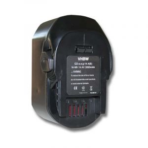 Vhbw Batteries outillage électr. Ni-MH 3000mAh (14.4V), compatible avec Würth Master sd 14.4 Remplace aeg 4935413106, 4935416790, B1414G, B1415R