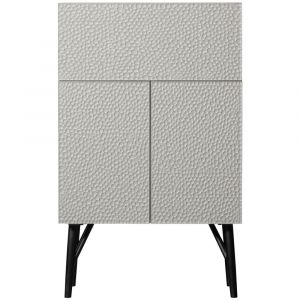 Woood Armoire de bar Carved Organic Mist