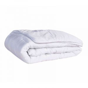 Someo Couette mi-saison éco naturelle enveloppe coton bio 300g 240x220