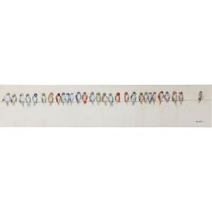 Image de Kare Design Karedesign Tableau Touched oiseaux 30x150cm