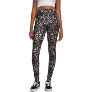 Urban classics Femme Pantalon de yoga, Slim, Blackleo, S