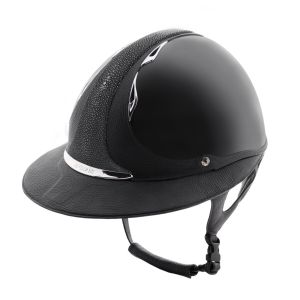 Antares Casque d'&eacute;quitation visi&egrave;re polo glossy Eclispe Premium