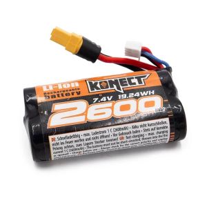 Konect Batterie Li-Ion XT60 7.4V 2600 mAh 15C