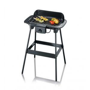 Image de Severin PG8542 - Barbecue &eacute;lectrique sur pieds avec par-vent