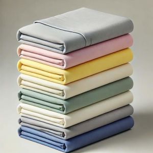 Draps Housses - Multicolore - 140x190cm - 100% Coton - Bonnet 25 cm - 57-Fils