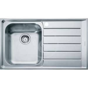 Image de Franke NEPTUN - Inox Evier NEX 211/2, 864x514 mm, gauche + siphon (127.0059.654)