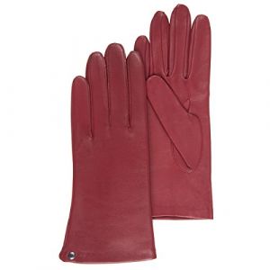 Isotoner Gants Gants cuir femme rouge - Taille EU S,EU M,EU L,EU XS,EU XXS