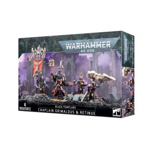Games Workshop Warhammer 40k - Black Templars Chapelain Grimaldus Et Sa Suite (Fr)
