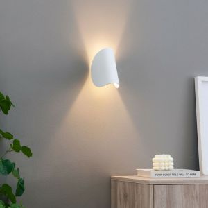 Kosilum Applique blanche aluminium orientable IP54 - Notte