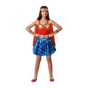 Atosa Déguisement Fille Super Héro Wonder