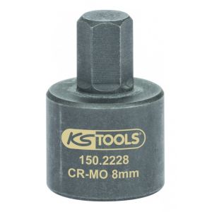 Image de KS Tools 150.2228 Douille tournevis 6 pans pour étrier de frein 8 mm