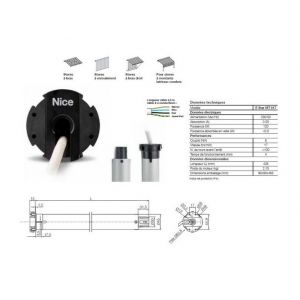 Nice Moteur Era Star MT &Oslash;45mm,filaire 8Nm 17Rpm,max,fin course &eacute;lectronique - ESTARMT817.