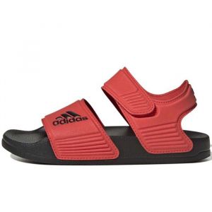 Adidas Adilette Sandals TOBOGGANS, Bright Red/Core Black/Core Black, 22 EU