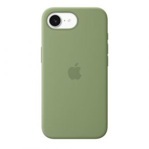 Apple en silicone avec MagSafe Vert ardoise pour iPhone 17e