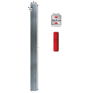 Isocele 052.30.307 - Fer de d&eacute;gauchisseuse carbure 520 x 30 x 3.0 mm