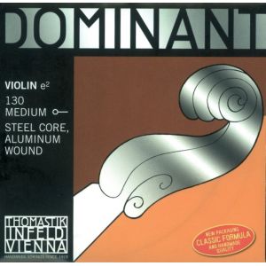 Thomastik Dominant Strings 129MSW Corde de Mi pour Violon - Chrome