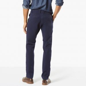 DOCKERS Pantalon chino slim tapered stretch SMART 360 FLEX Bleu Marine - Taille W28/L32;W29/L32;W29/L34;W30/L30;W30/L32;W30/L34;W31/L30;W31/L32;W31/L34;W32/L30;W32/L32;W32/L34;W33/
