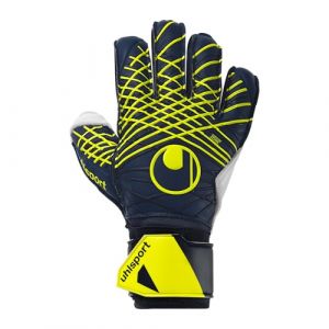 Uhlsport Gants De Gardien Prediction Soft Flex Frame - Bleu Marine/blanc/jaune Fluo, pointure 10 - ['Bleu'] - Taille 10