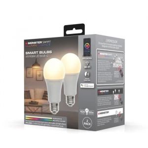Monster Cable ILLUMINESSENCE SMART PACK DE 2 AMPOULES LED A19 E27 US