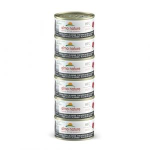 Almo Nature, poisson 6 x 70 g - HFC thon, calamar (en gelée)