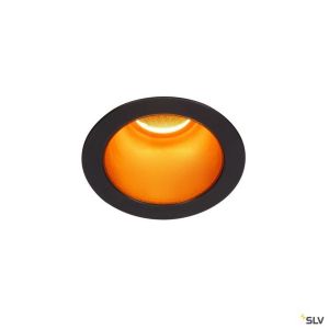 SLV Encastr&eacute; de plafond ou mural int&eacute;rieur HORN MAGNA, noir/or, LED, 7,7W, 3000K