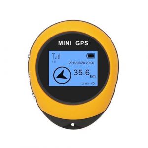 Yonis Traceur GPS Mini Portable Pour Randonnée Et Escalade Avec Boussole Intégrée Jaune