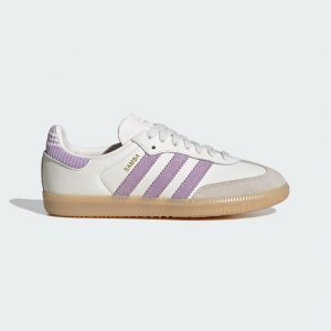 Adidas Samba Og Knit Blanc/lilas