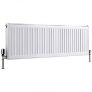 Hudson Reed Radiateur à panneaux type 11 horizontal Eco 40 cm x 120 cm x 5 cm 820 Watts