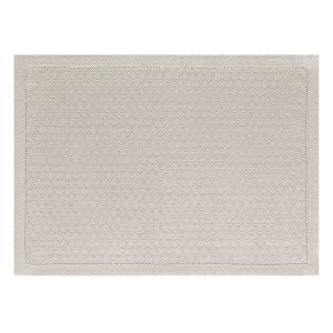 Le Jacquard Français Set de table Portofino Géo 100% lin Beige - Couleur Beige - Taille TS