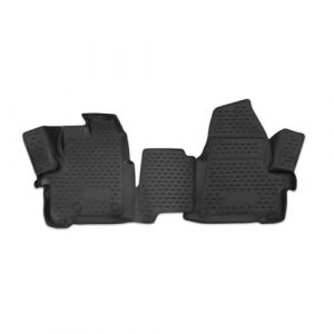 Omac Tapis de sol pour Ford Transit 2014-2024 en caoutchouc Noir