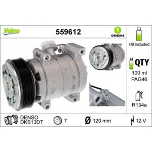 Valeo Compresseur, climatisation pour TOYOTA: Hiace, Hilux, Dyna (Ref: 559612)