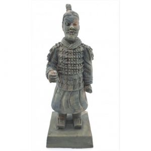 Statuette guerrier chinois Qin 1 l, hauteur 14 cm, décoration aquari Animallparadise