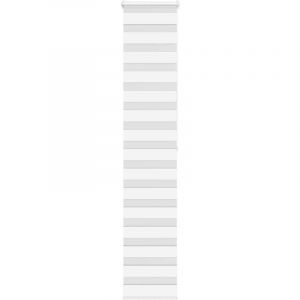 VidaXL Store zèbre blanc 40x200 cm largeur du tissu 35,9 cm polyester
