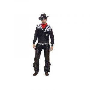 Widmann Déguisement de Cow Boy Noir Homme - S