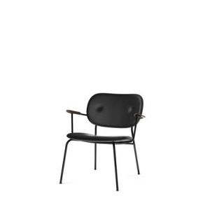 Menu Co Lounge Chair totalement rembourré - Moss 022 - Chêne, naturel Noir