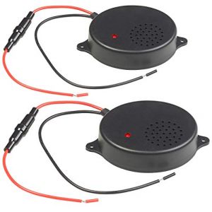 Les 2 dispositifs Anti martre à ultrasons 118 DB pour Batterie de Voiture 12 V