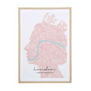 Decoratie Tableau toile imprim&eacute;e 50x70 London