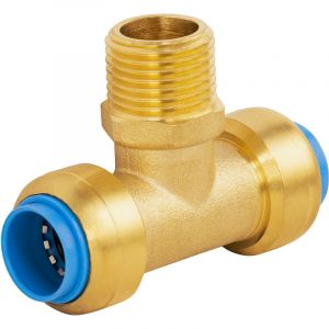 EUROSANIT Tout Push - t&eacute; m&acirc;le au centre M1/2 &Oslash;12 noyon & thiebault