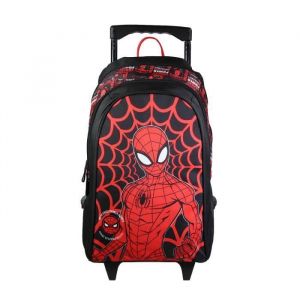 Bagtrotter Sac à Dos à roulettes Marvel Spider-Man Noir Toile d'araignée