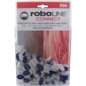 ROBOLINE Lot de 50 connecteurs de ligne pour tondeuses robots