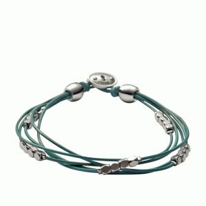 Image de Fossil Bracelet en Cuir Bleu