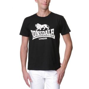 Lonsdale T-shirt LOGO Noir - Taille S,M,L,XL