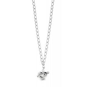 Image de Guess : Collier et pendentif KNOT UBN29012 - acier rhodié chaine et n?ud Femme