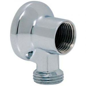 Watts Industries Applique murale en laiton chromé m 1/2 (15/21) - f 3/4 (20/27)