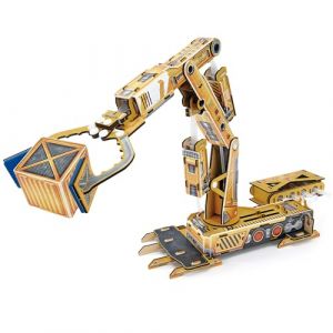 EXPLORA - Bras Robot Hydraulique À Construire - 168 pièces - Maquette 3D - 540222 - DIY - sans Colle Ni Ciseaux - Jeu de Construction - Cadeaux - Licence National Géographic - À Partir de 8 Ans