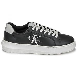 Calvin Klein Baskets basses Jeans CHUNKY CUPSOLE LACEUP MON LTH WN - Couleur 36,37,38,39,40 - Taille Noir